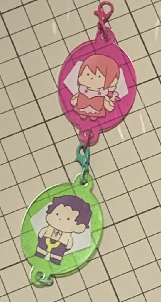 繋がるゆるフラットアクリルチャーム