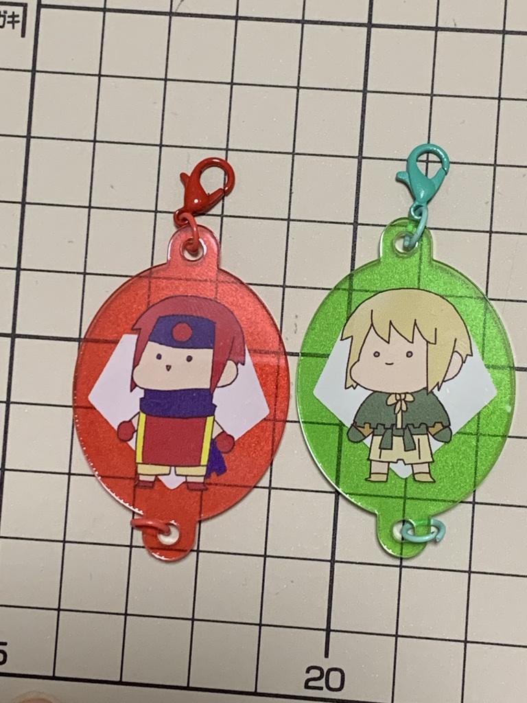 繋がるゆるフラットアクリルチャーム