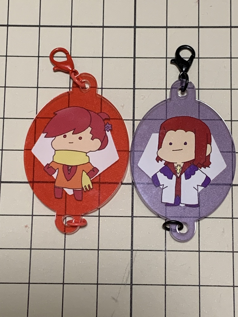 繋がるゆるフラットアクリルチャーム