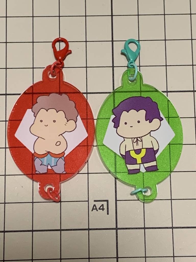 繋がるゆるフラットアクリルチャーム