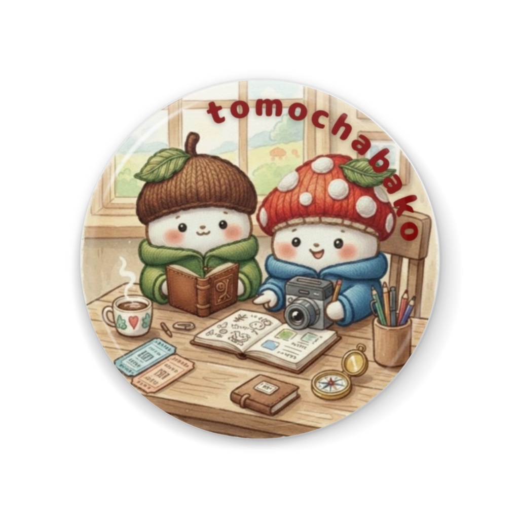 tomochabako缶ミラー