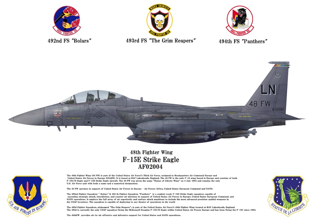 USAF USAFE 48FW F-15E Strike 