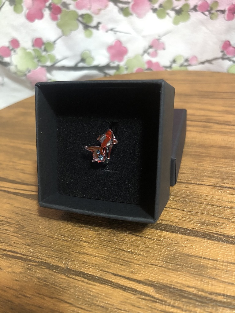 【金魚掬いシリーズ】赤...E【片耳イヤリング】