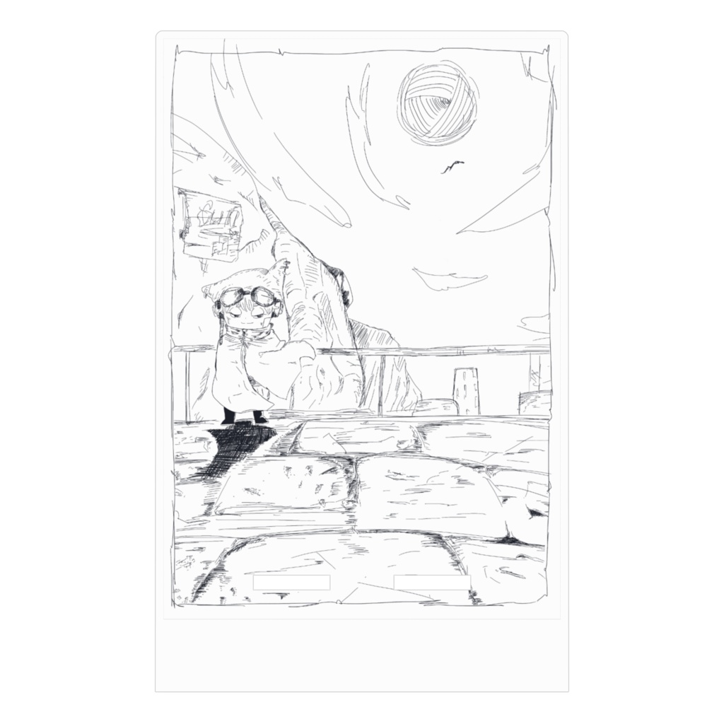 猫の旅スマホスタンド