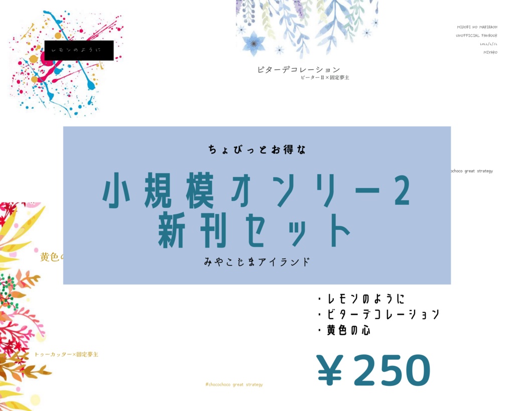 小規模オンリー2新刊セット