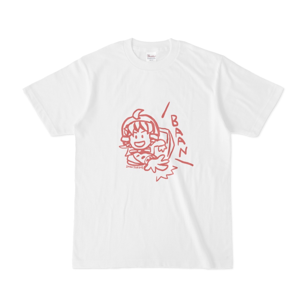 norikazu YUKI TETO 2023　白Tシャツ　赤