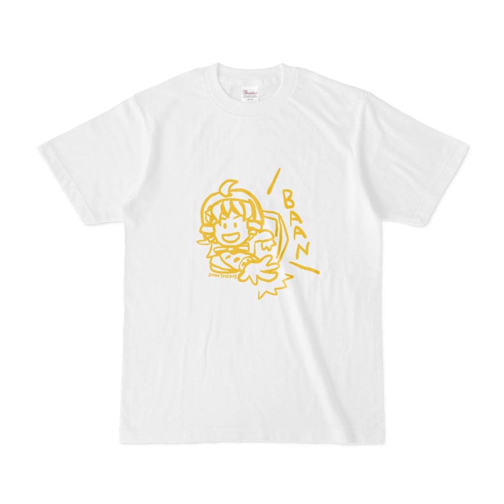 norikazu YUKI TETO 2023　白Tシャツ　黄