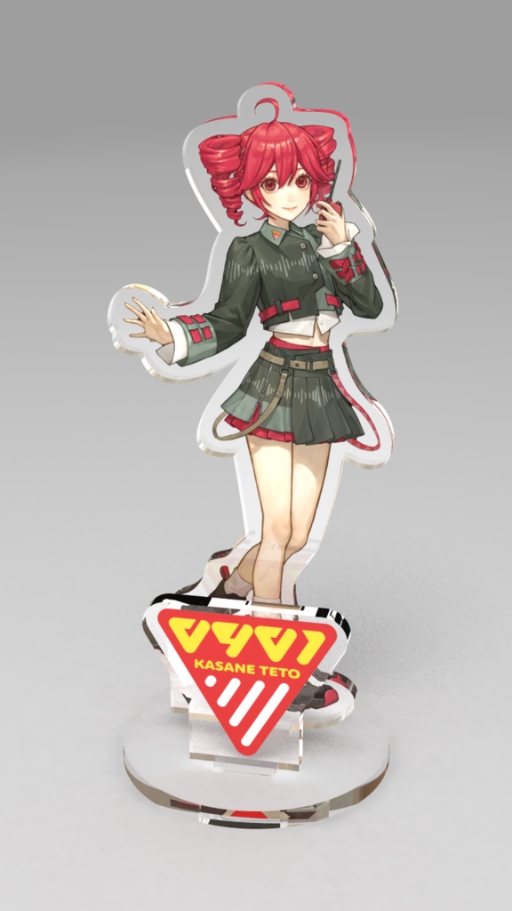 【NEW】VOICEPEAK衣装　重音テトアクリルフィギュア