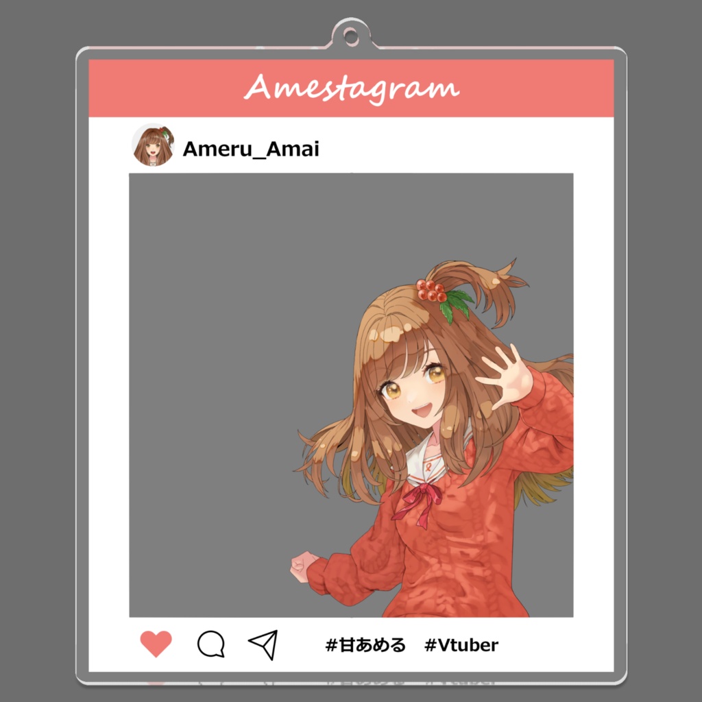 SNS風おでかけアクリルキーホルダー(キービジュ)