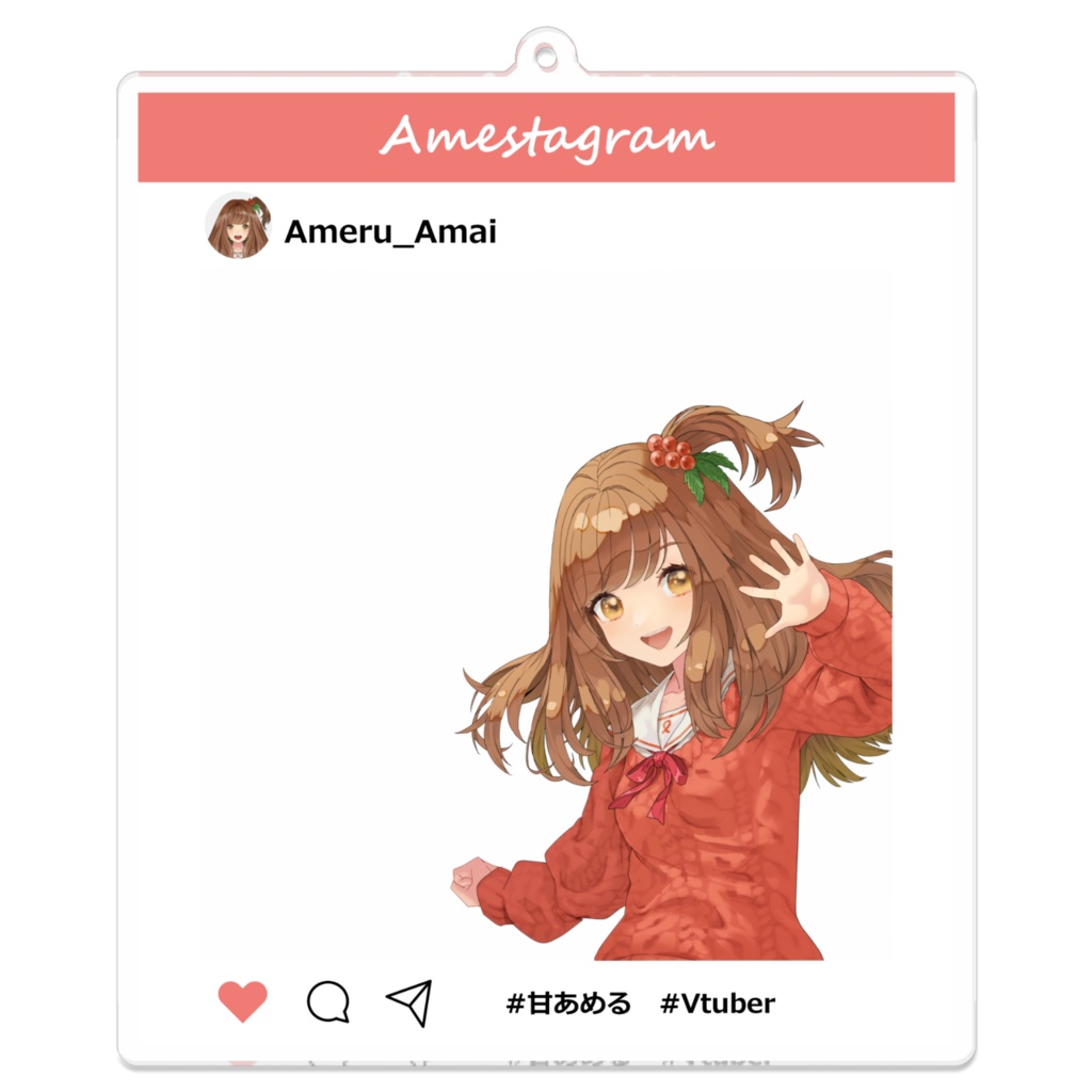 SNS風おでかけアクリルキーホルダー(キービジュ)