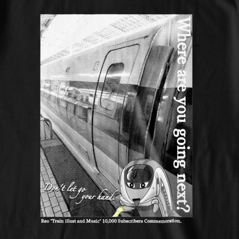 Reo 1万人突破記念Tシャツ4(ブラック)