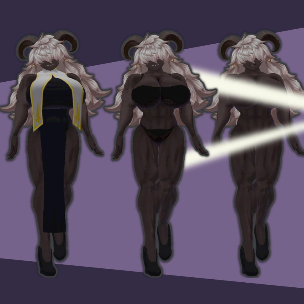 【オリジナル3Dモデル】バフォミ Bafomi