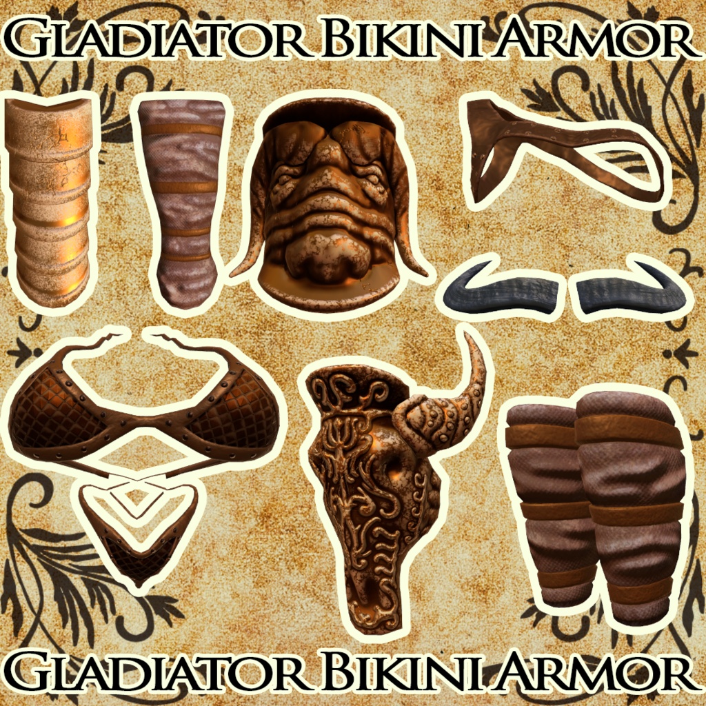 【衣装モデル】グラディエータービキニアーマー