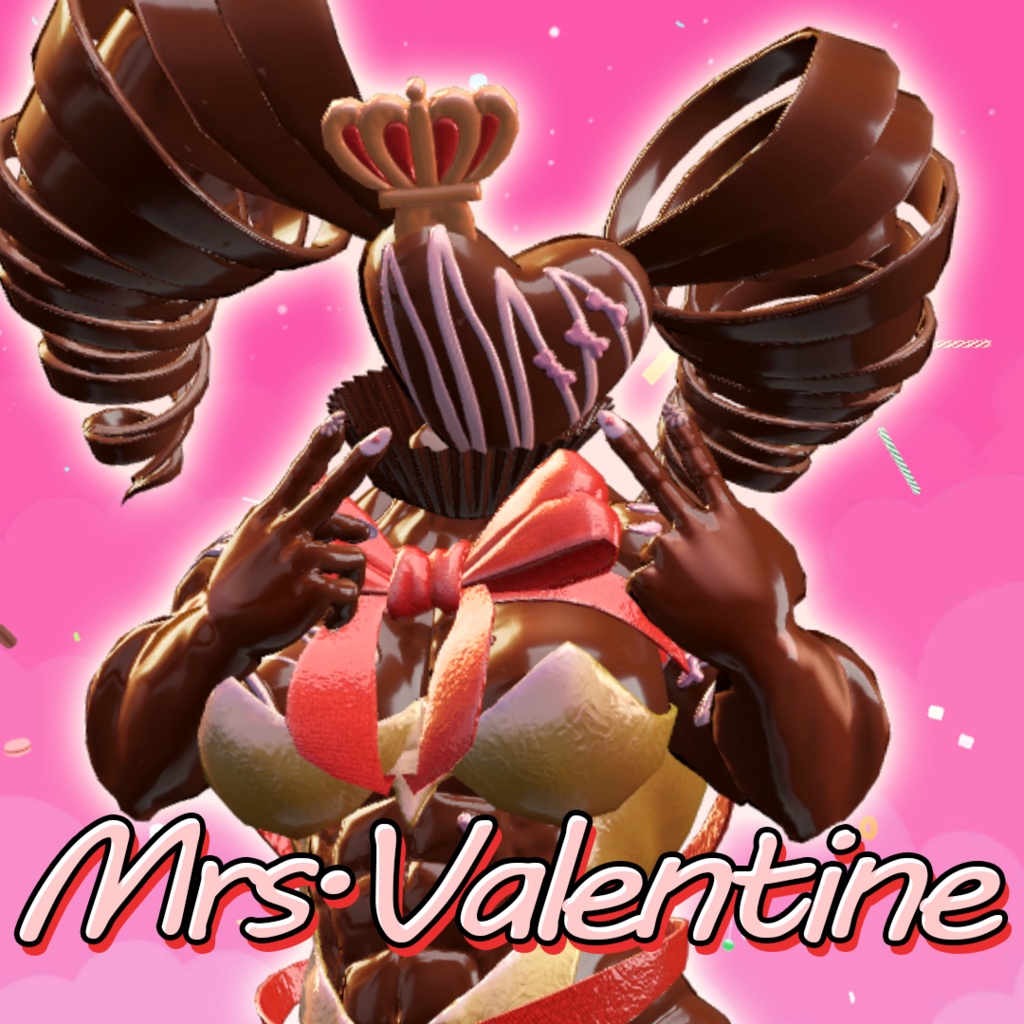 【オリジナル３Dモデル】ミセス・バレンタイン　Mrs.Valentine