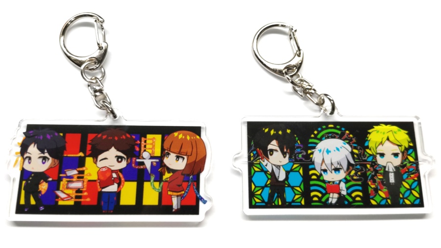 3人いっしょアクリルキーホルダー