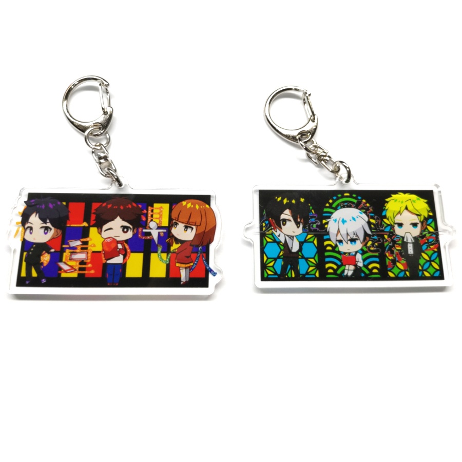 ３人いっしょアクリルキーホルダー