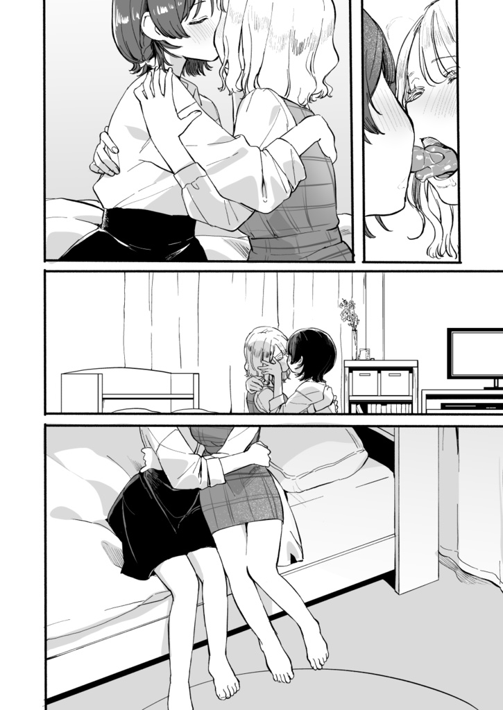 【C103新刊コピ本】daydream 蓮メリがただひたすらにキスをするだけ