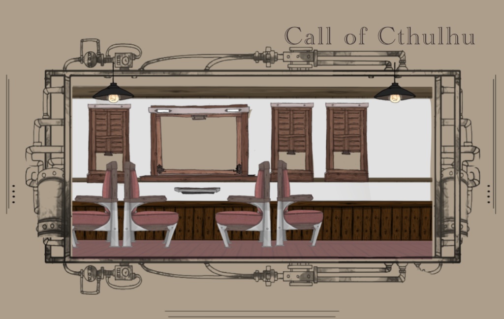 電車風お部屋素材