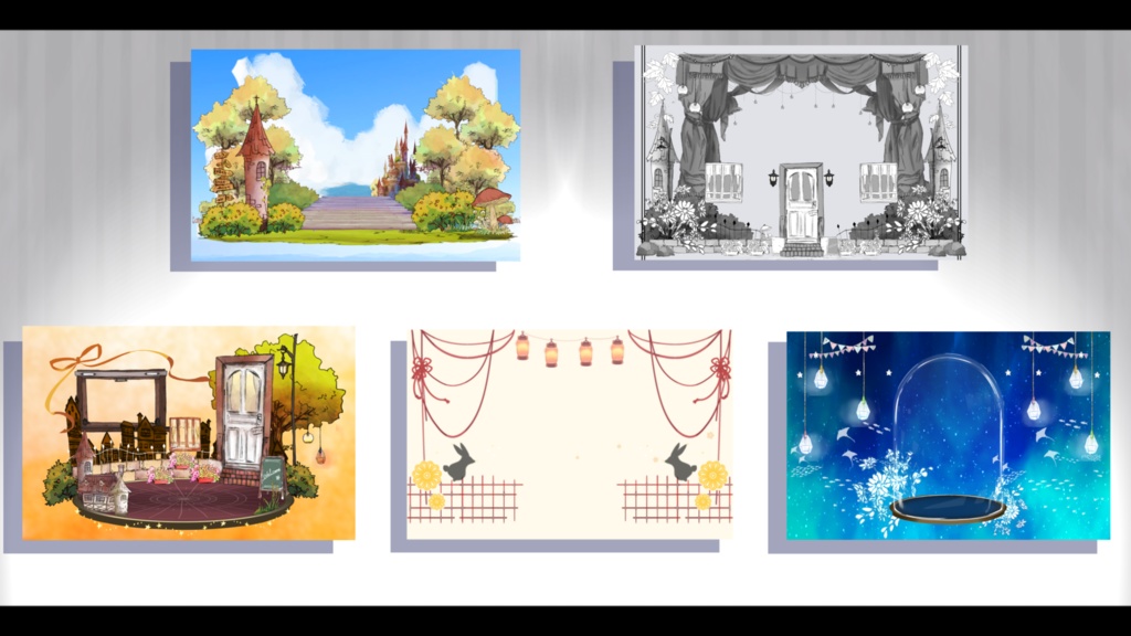 2枚で完成 即席お部屋詰め合わせセット【10種パック】6