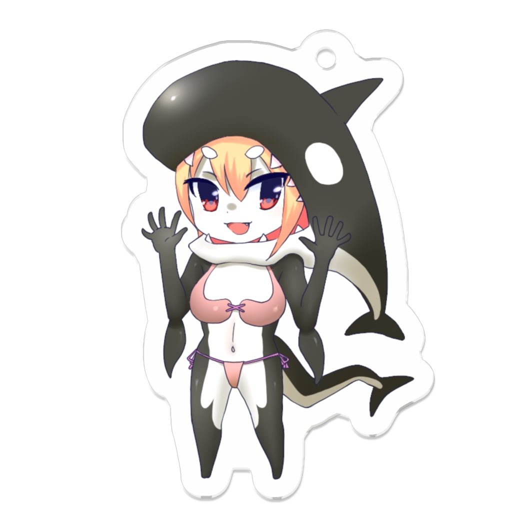 アクリルキーホルダー 奈魚虎
