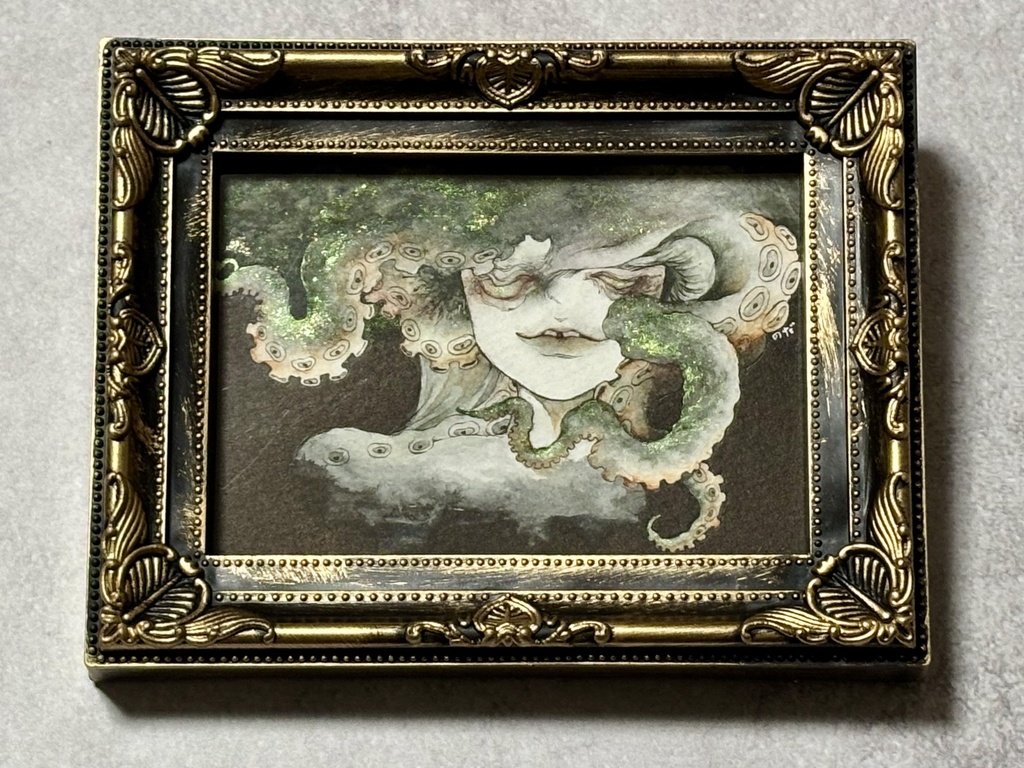 朧月[額入りミニ原画]