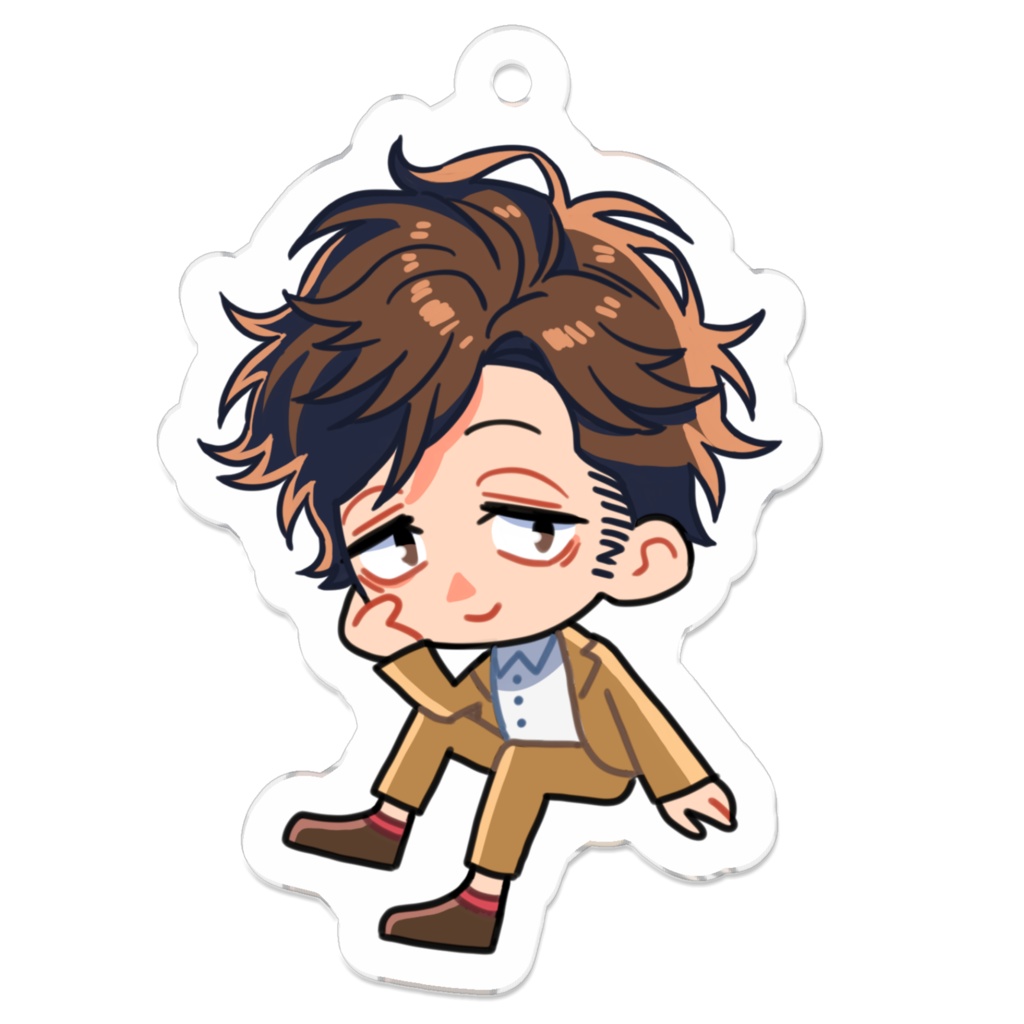 50mmアクキー恋河内秋生おすわり