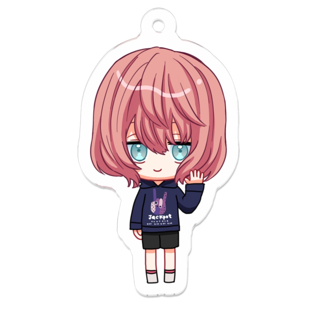 50mmアクキー閏しずかおててふりふり