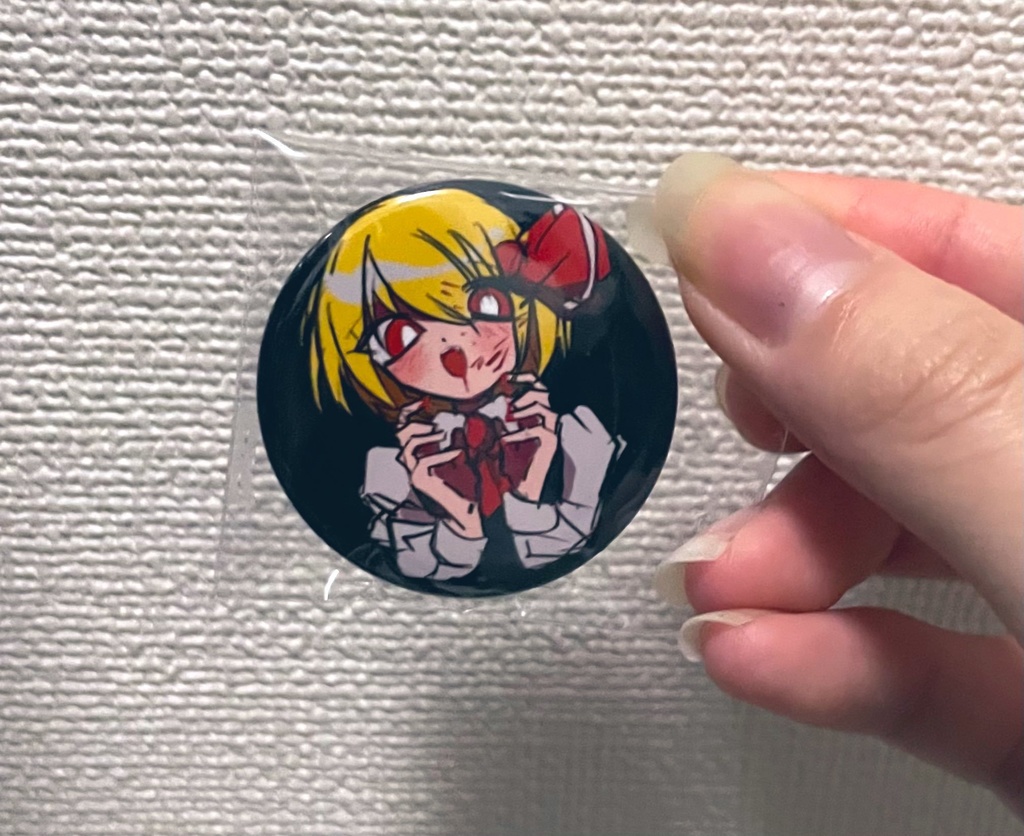 [新月妖魔夜行4喰目]　ルーミア缶バッチ　小さめ
