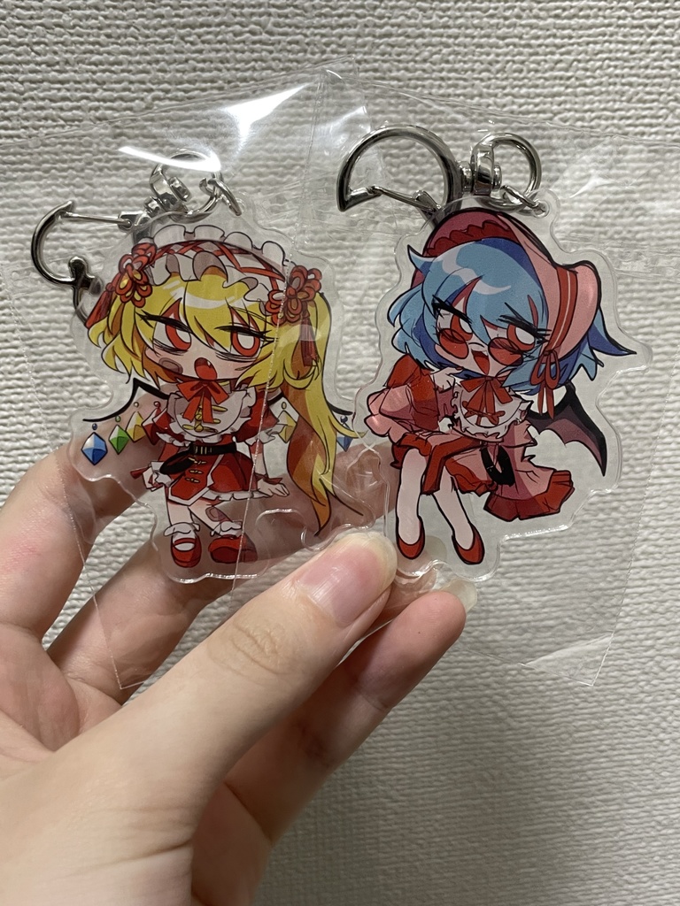 例大祭22 レミリア フラン アクキーセット2種