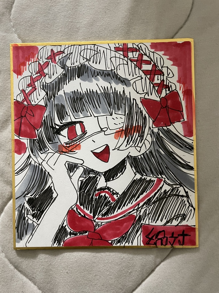 コミティア153 アカネ　小色紙アカネ