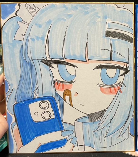 コミティア156 創作　色紙　「中」　ジャージメイド