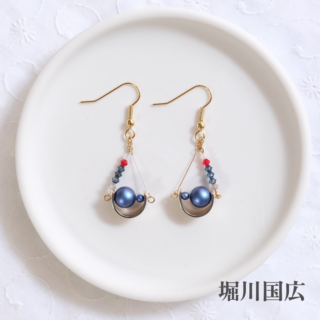 刀剣乱舞 加州清光 和泉守兼定 堀川国広 イヤリング/ピアス