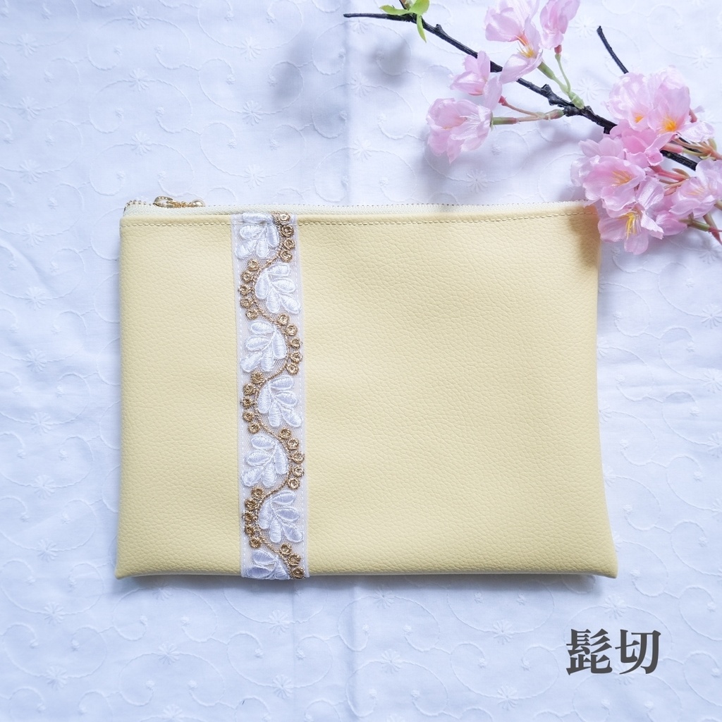 刀剣乱舞 フラットポーチ フェイクレザーver. 山姥切国広 髭切 膝丸