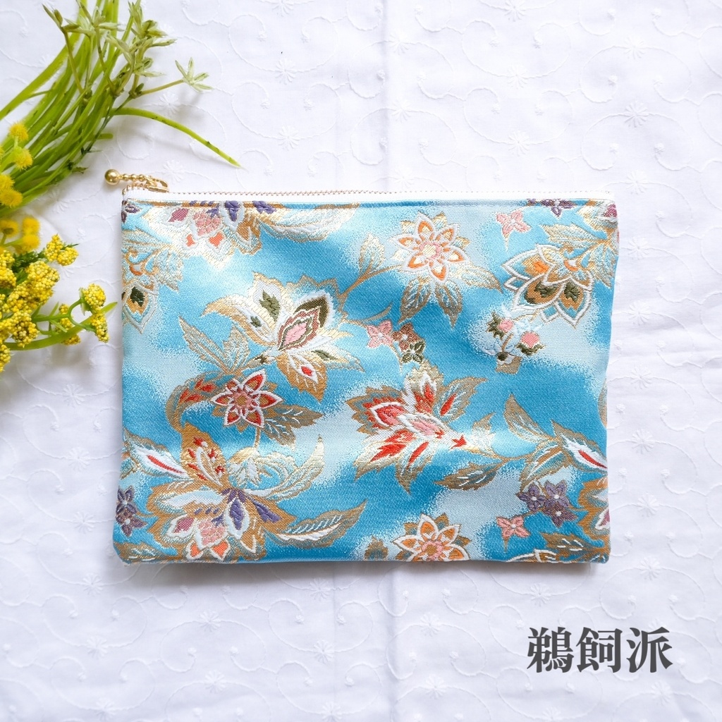 刀剣乱舞 金襴ver. フラットポーチ 鵜飼派 江戸三作