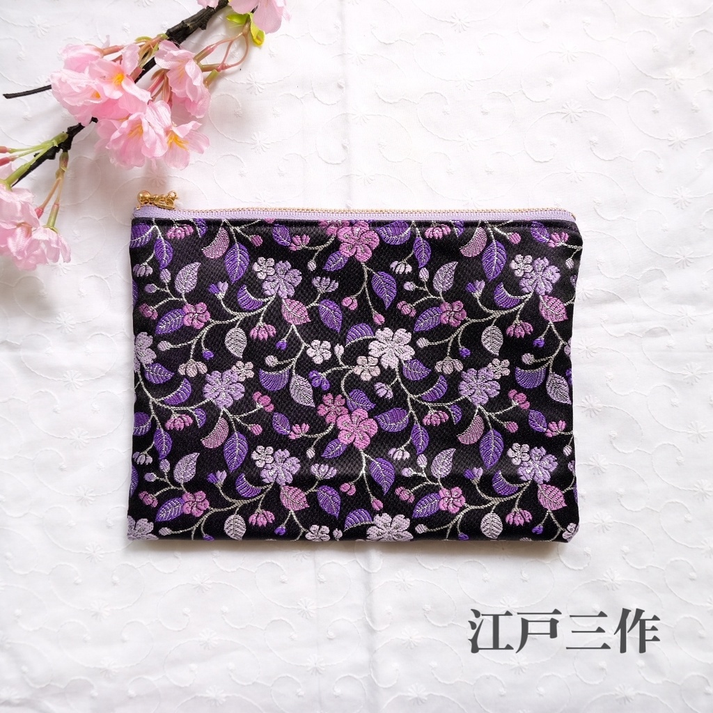 刀剣乱舞 金襴ver. フラットポーチ 鵜飼派 江戸三作