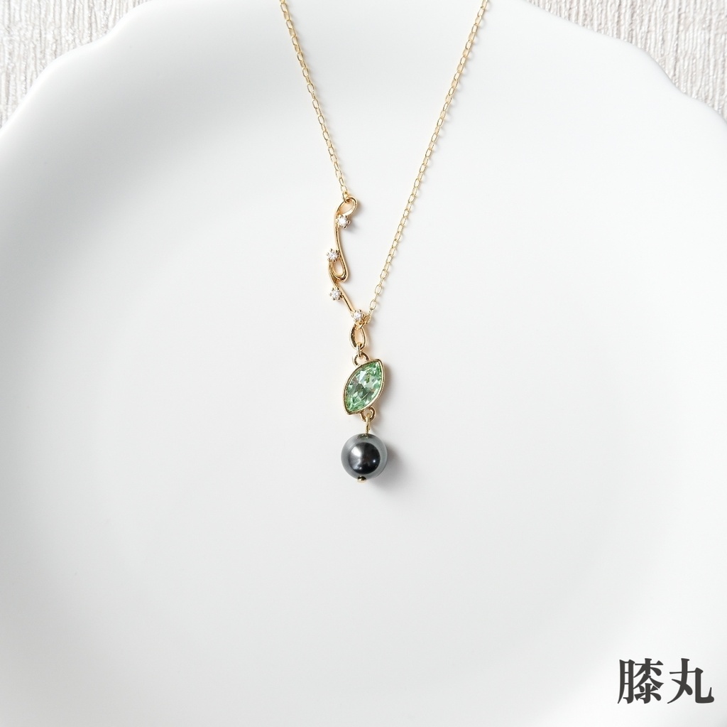 刀剣乱舞イメージ 星月夜ネックレス 髭切 膝丸 蜻蛉切 御手杵