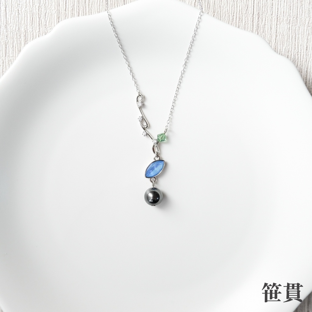 刀剣乱舞イメージ 星月夜ネックレス 和泉守兼定 孫六兼元 笹貫 二筋樋貞宗