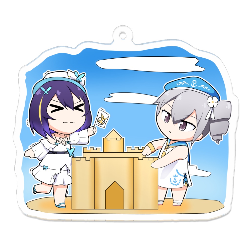 Bronya and Seele Acrylic Keychain