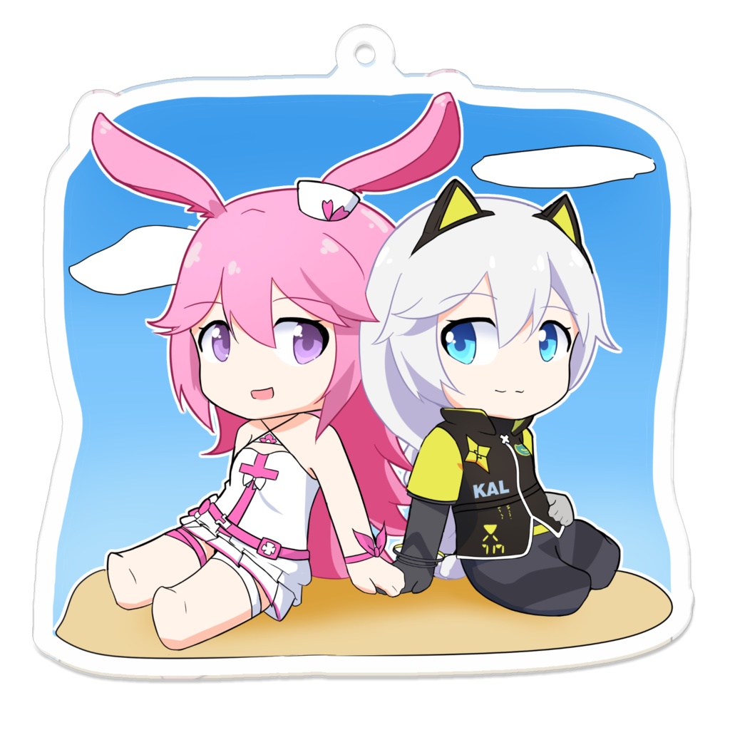 Kallen and Sakura Acrylic Keychain