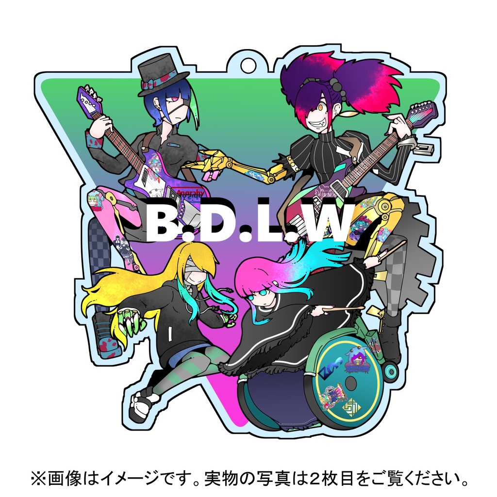 B.D.L.Wアクリルキーホルダー