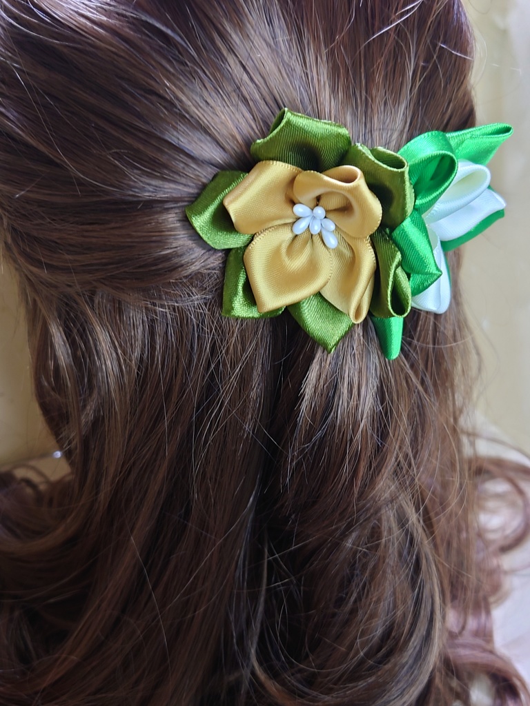 四弁花のミニかんざし 2本セット