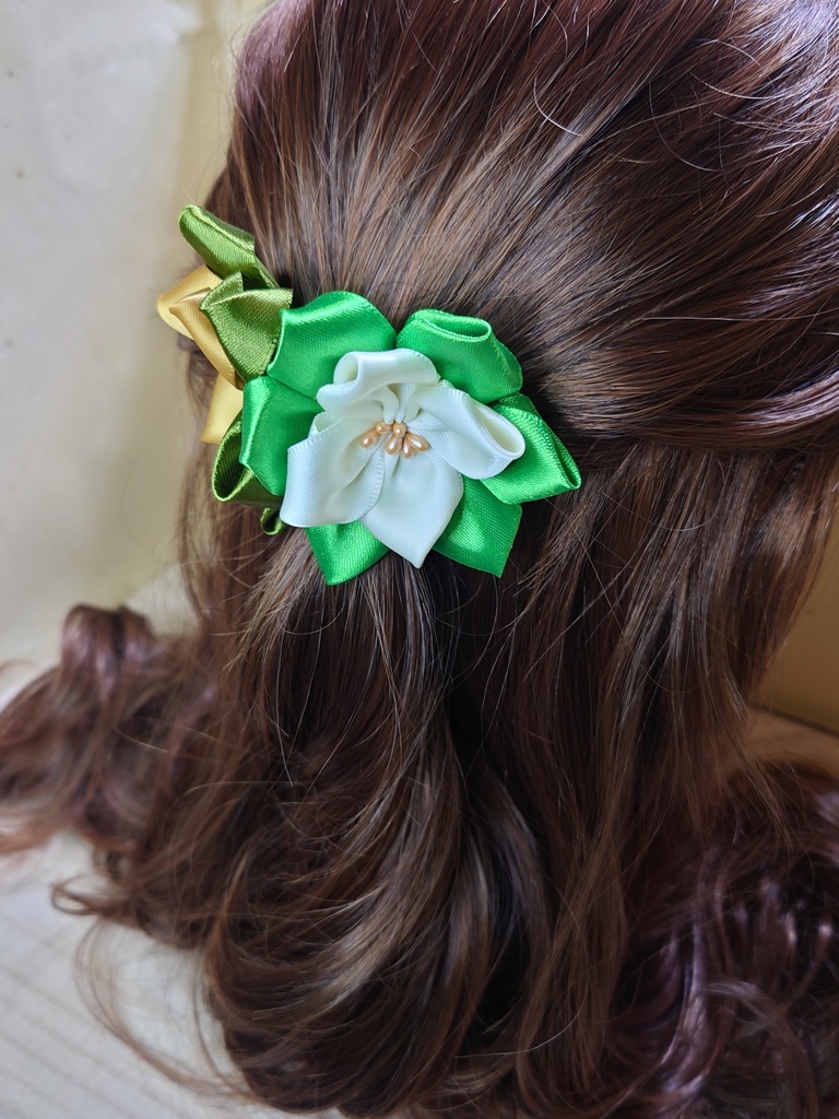 四弁花のミニかんざし 2本セット