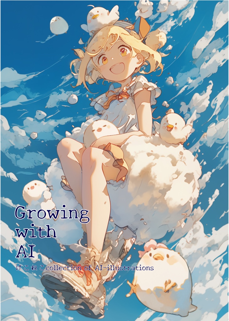 Growing with AI《けこねこcollection of AI-illustrations》
