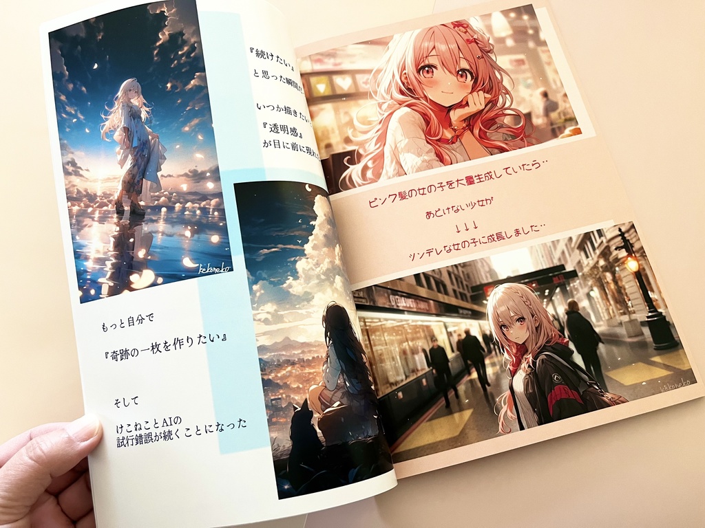 Growing with AI《けこねこcollection of AI-illustrations》