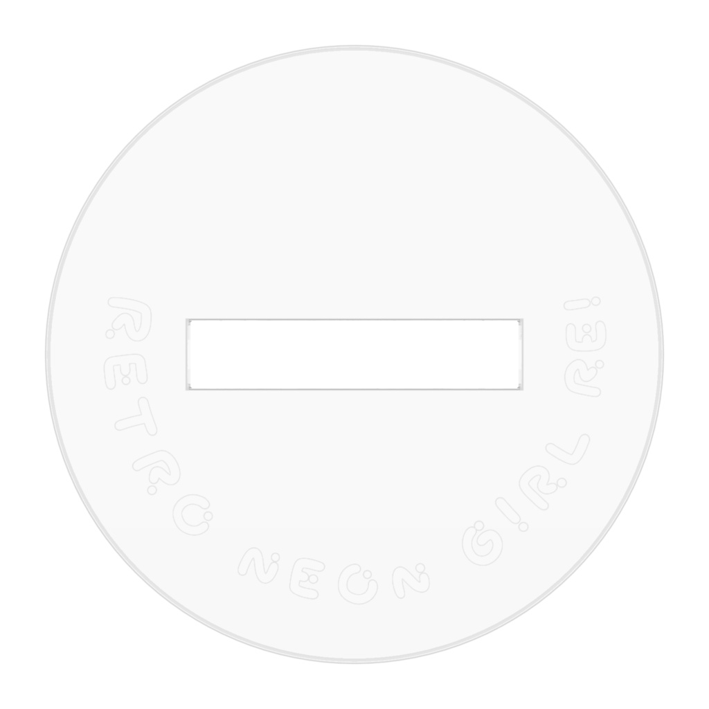 レトロネオンガール レイ アクスタ