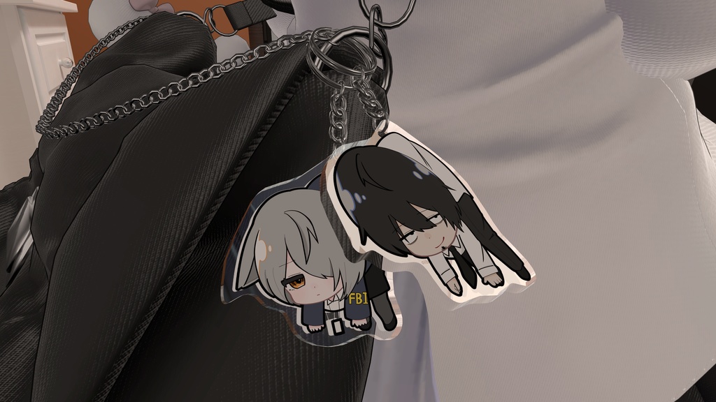 IRREGULAR'S オリジナルキーホルダー3Dモデル