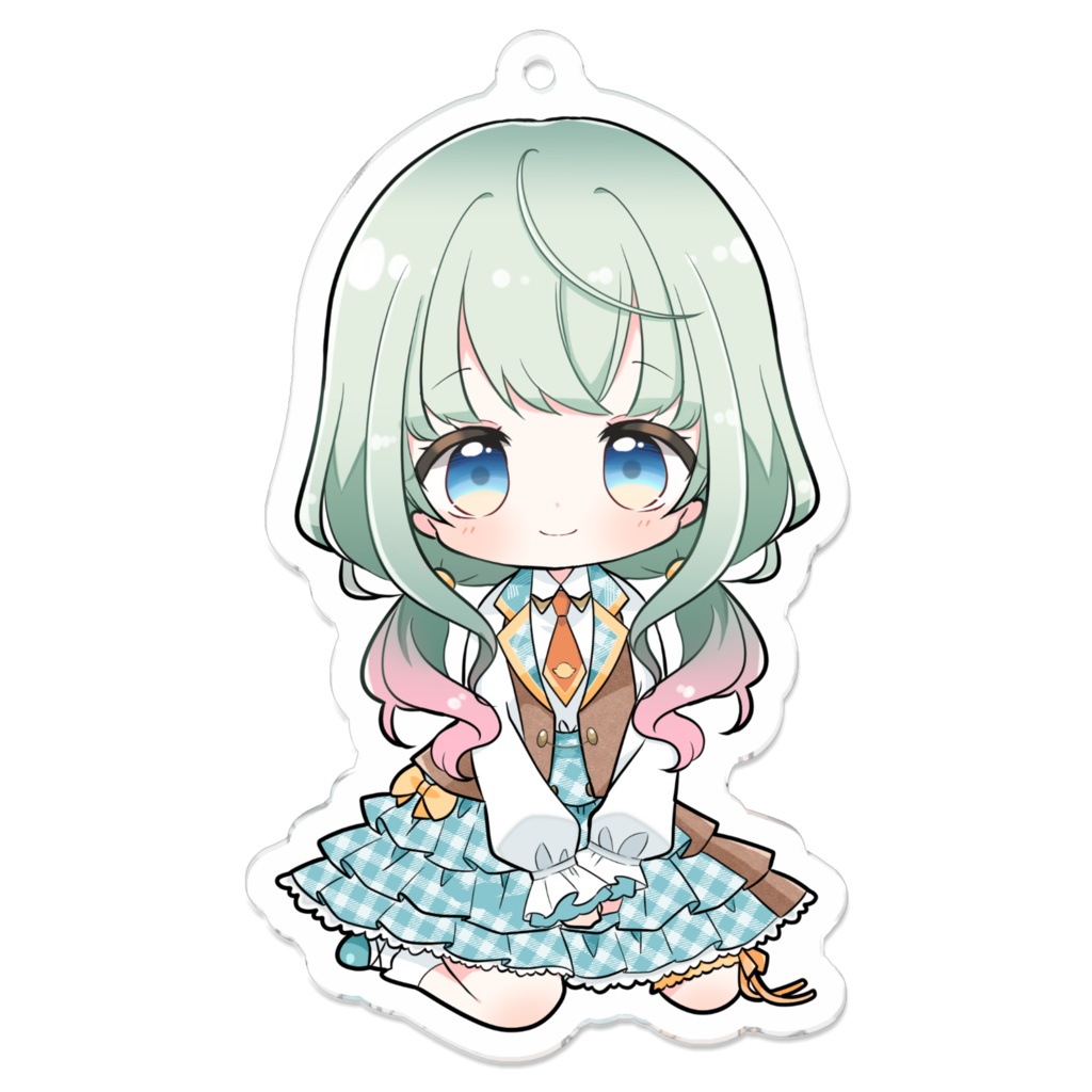 小鳩ひよ菜制服アクキー(にっこり)