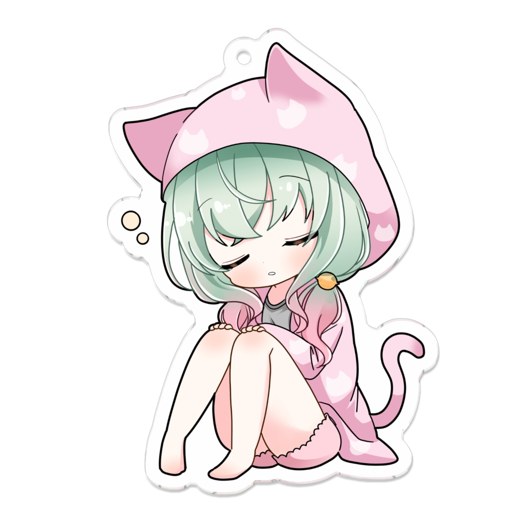 小鳩ひよ菜パジャマアクキー(うとうと)