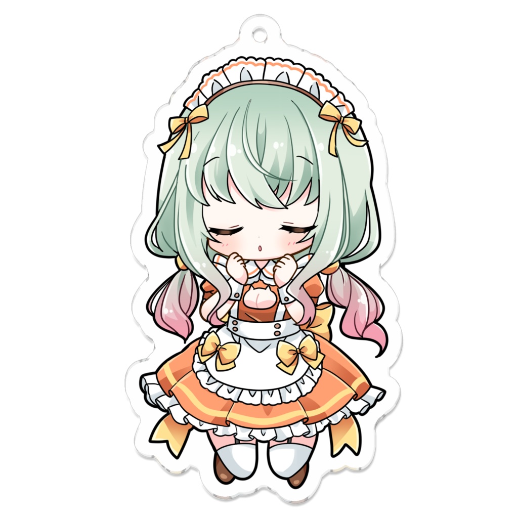 小鳩ひよ菜メイドアクキー(キス顔)