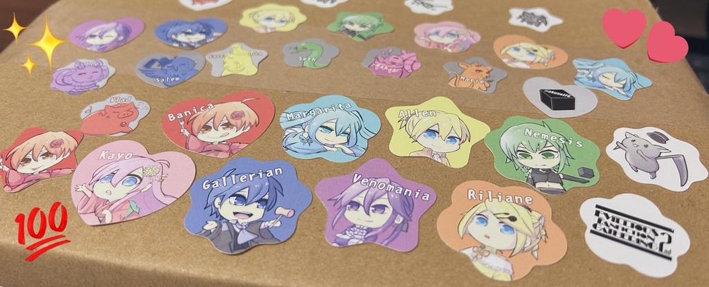 悪ノEFGフレークシール